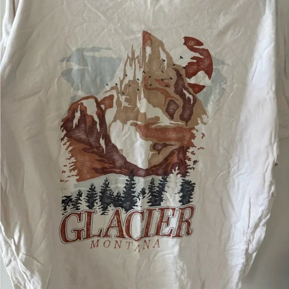 Abercrombie & Fitch White Relaxed Tee - Picture 1 of 4